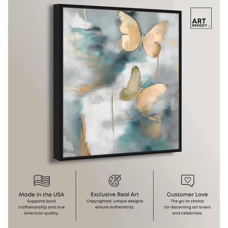 Butterflies Dream I Canvas by Art Remedy