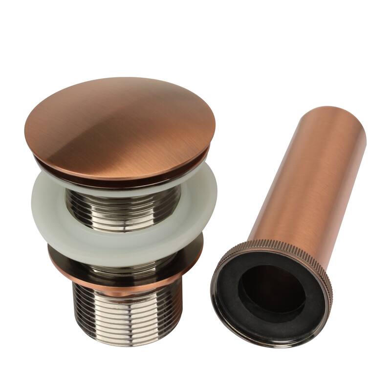 Pop-up Bathroom Sink Drain Without Overflow