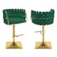 Option Emerald Green Velvet / Gold