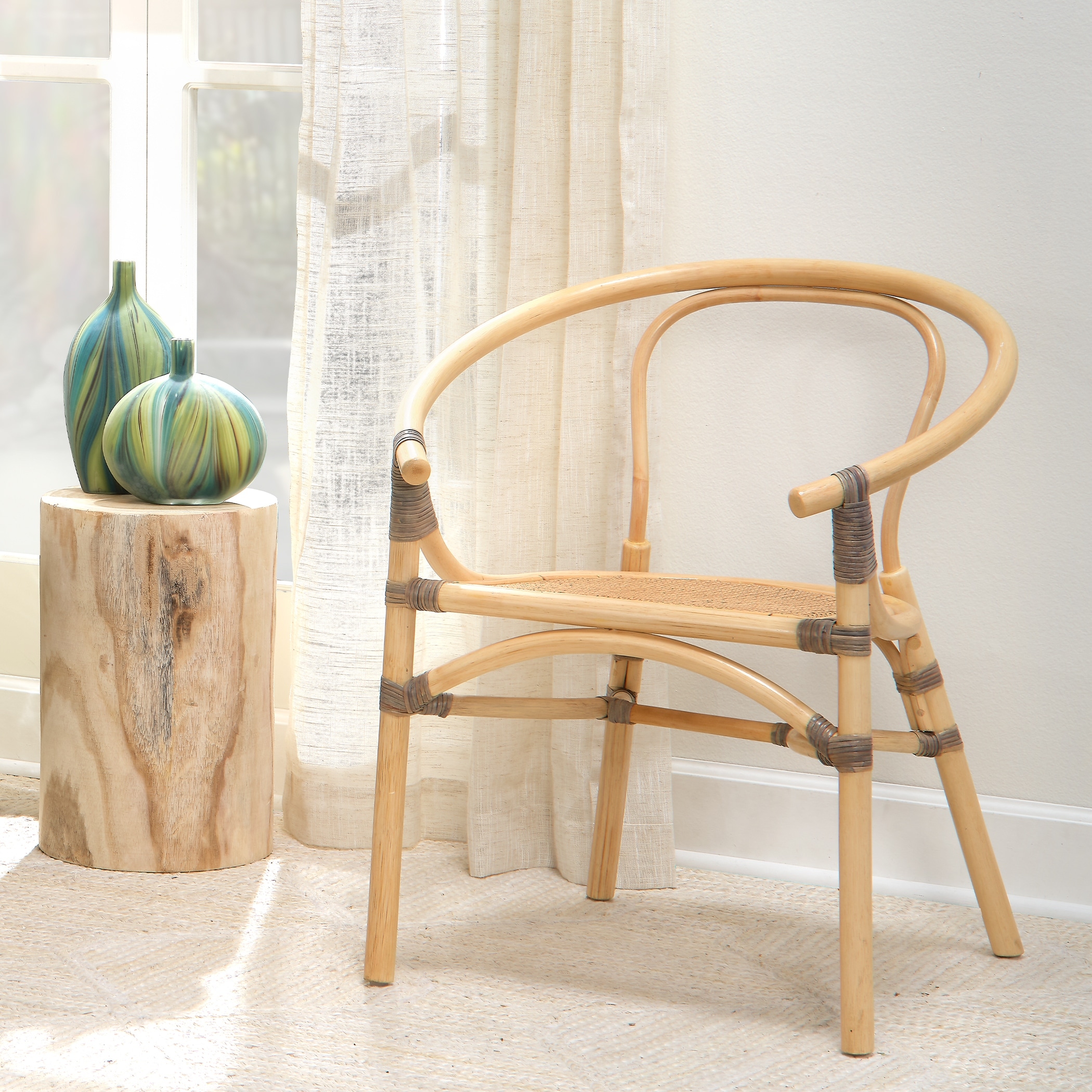 Alden Decor Cooper Wood Side Table