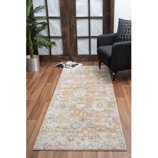Soft Gold Rug Vintage Gold Soft Area Rug for living room - Bed Bath & Beyond - 40655523
