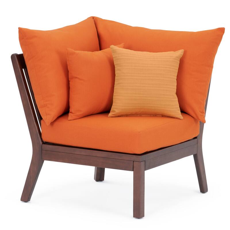 Vaughn 6 Piece Sunbrella Outdoor Patio Sectional with Table