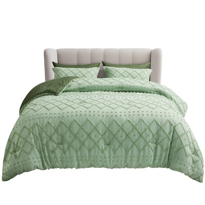 Set of 5/7 Pieces Brushed Comforter Set, Bed-in-a-Bag