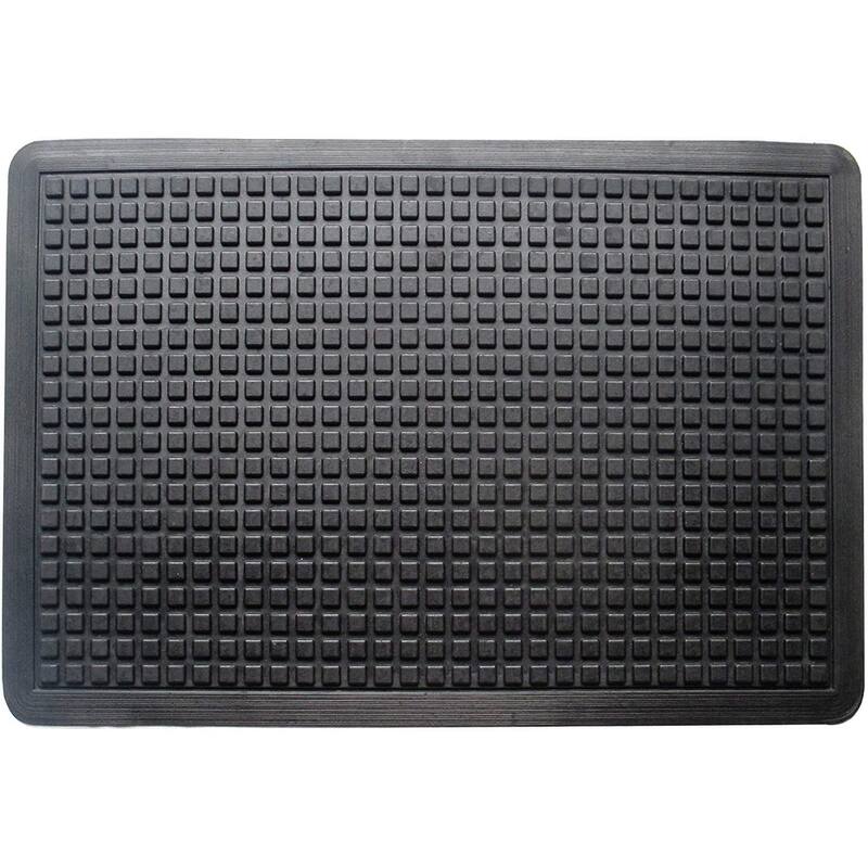 Glossy bubbles top anti-fatigue 100% Rubber Cushion mat