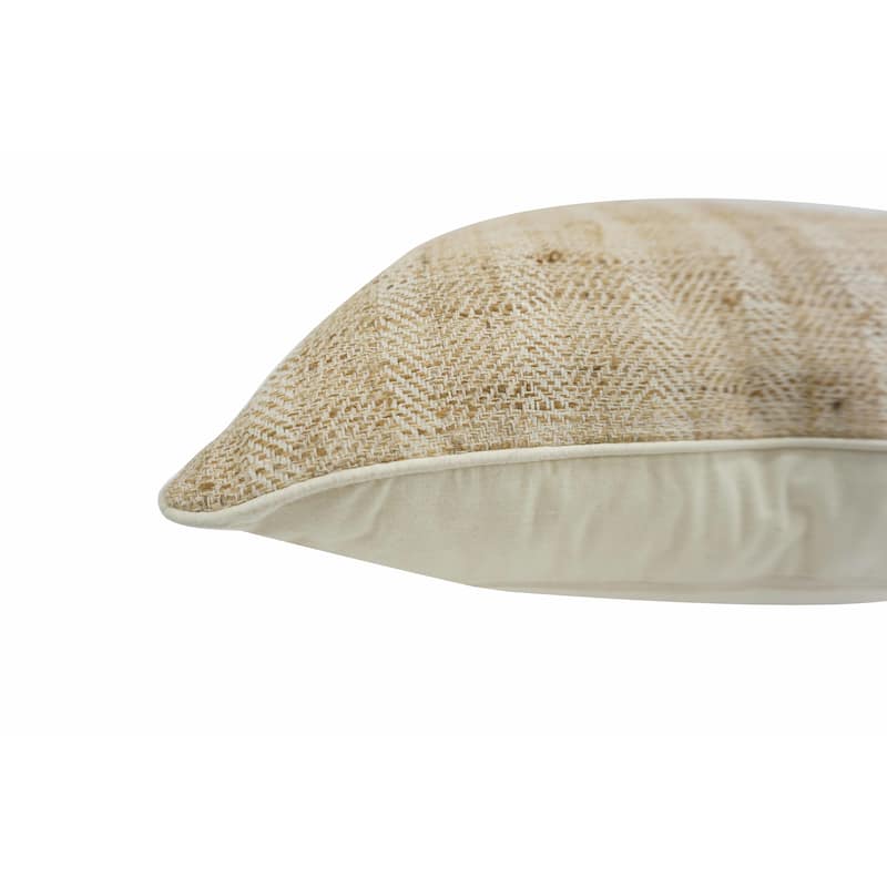 Home&Manor Sunlaud Vintage Raw Silk Pillow 18"