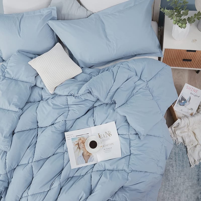 Snorze® Cotton Cloud Comforter - Coma Inducer® - Dusty Blue