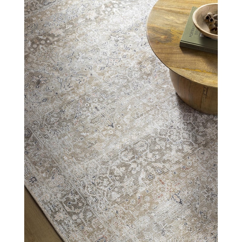 Our PNW Home x Livabliss Rainier Updated Traditional Washable Area Rug - 2' 7" x 10' - Sage