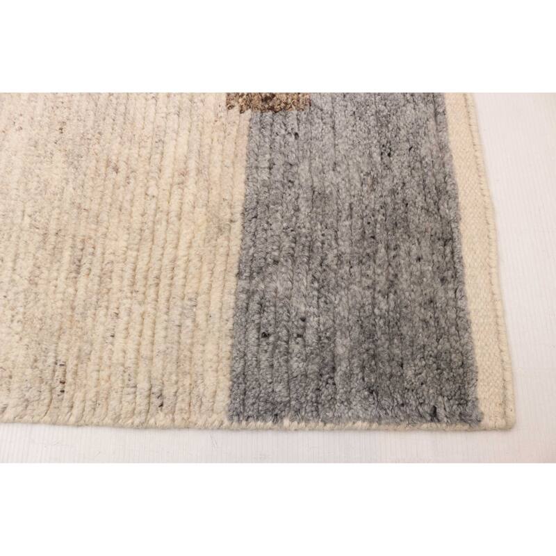 ECARPETGALLERY Hand-knotted Tangier Ivory Wool Rug - 8'0 x 10'2