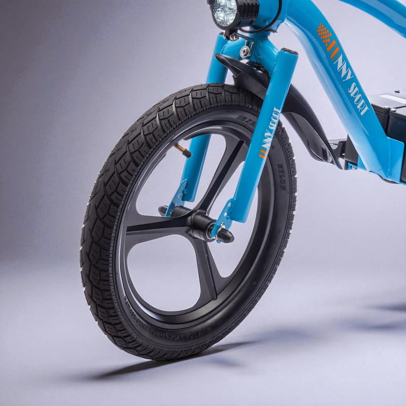 24V Kids Electric Dirt Bike with 300W Motor, 16in Wheels, Handle Acceleration, Adjustable Seat, Power Display & Hand Brakes