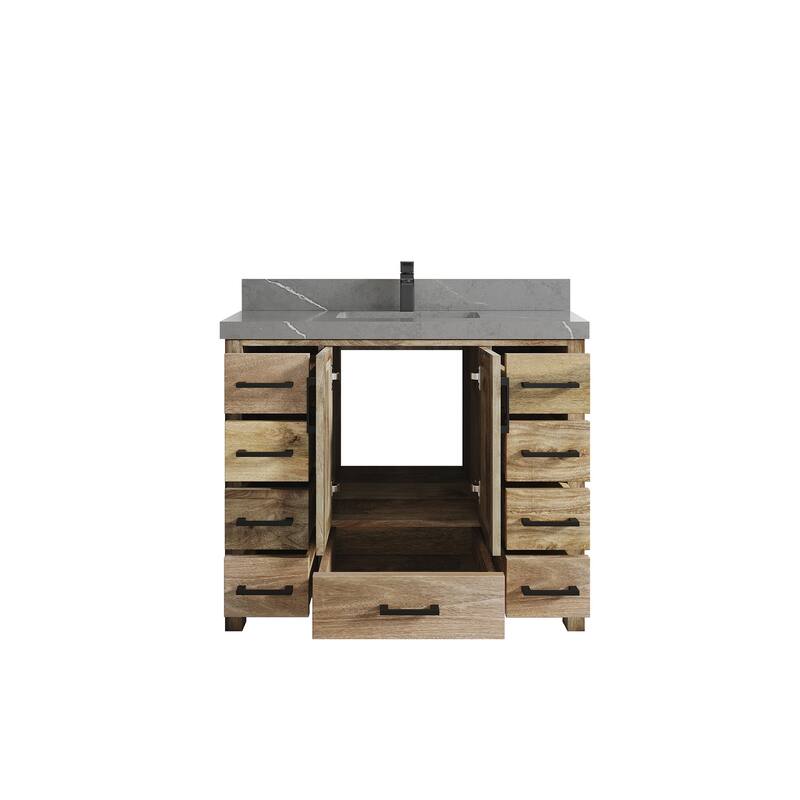 Willow Collections 42 in. W x 22 in. D Malibu Mango Single Sink Bathroom Vanity with Countertop