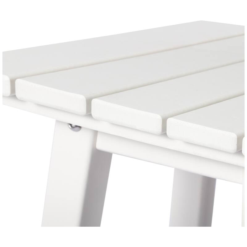 Polytrends Laguna Hdpe All Weather Outdoor Patio 24" Square Counter Stool