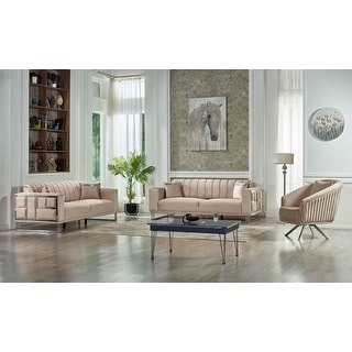 Puzy 3 Pieces Living Room Set 1 Sofa 1undefinedLoveseat 1 Chair - Bed ...