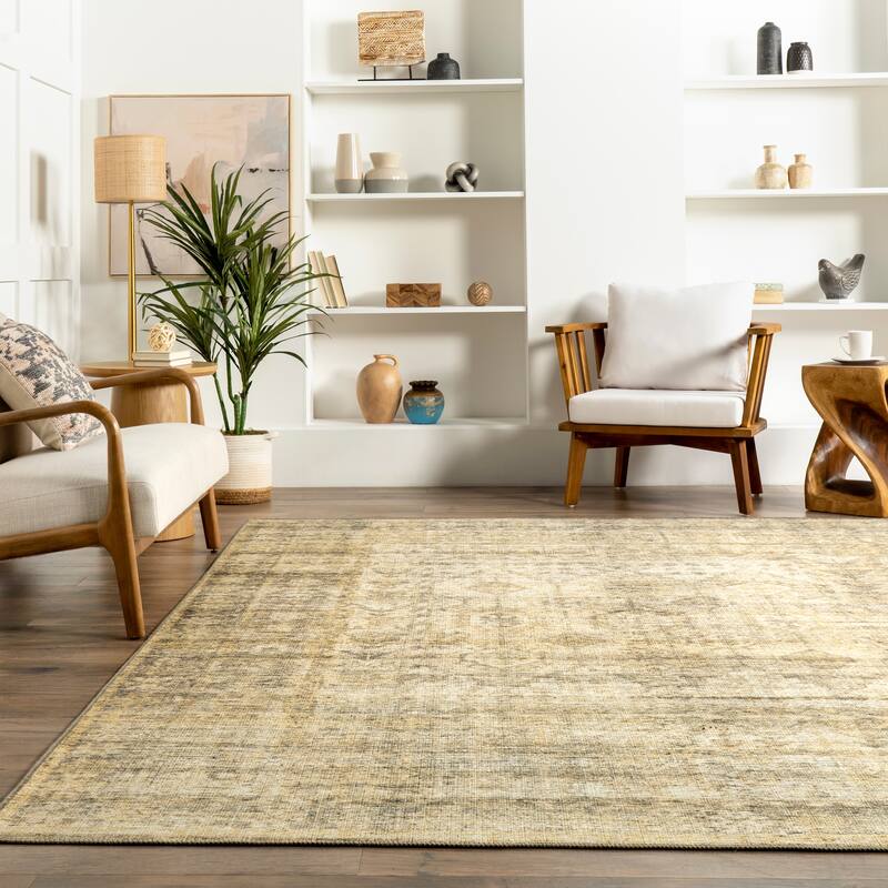 Nuloom Chana SpinClean Printed Framed Trellis Flatweave Area Rug
