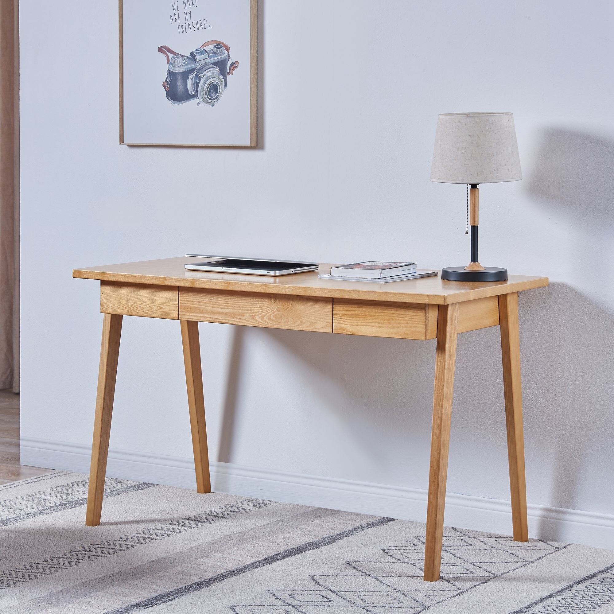 Simple desk with one drawer hotsell