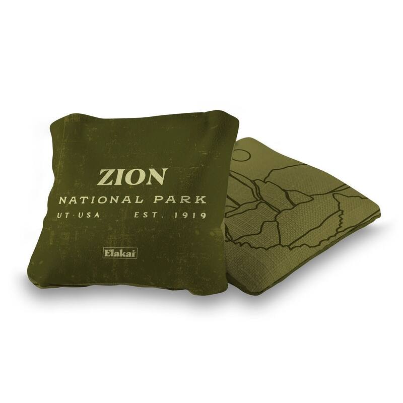Zion National Park Dual Sided Pro Cornhole Bags (Set of 4)