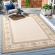 preview thumbnail 11 of 125, SAFAVIEH Courtyard Sheila Indoor/ Outdoor Waterproof Patio Backyard Rug 6'7" x 9'6" - Natural/Brown