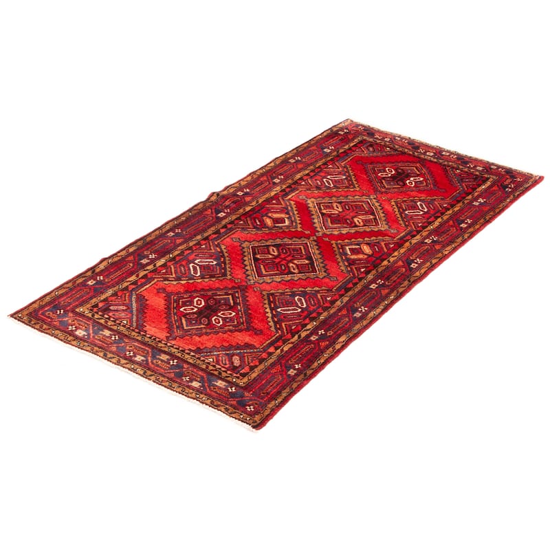 ECARPETGALLERY Hand-knotted Anadol Red Wool Rug - 3'7 x 6'7