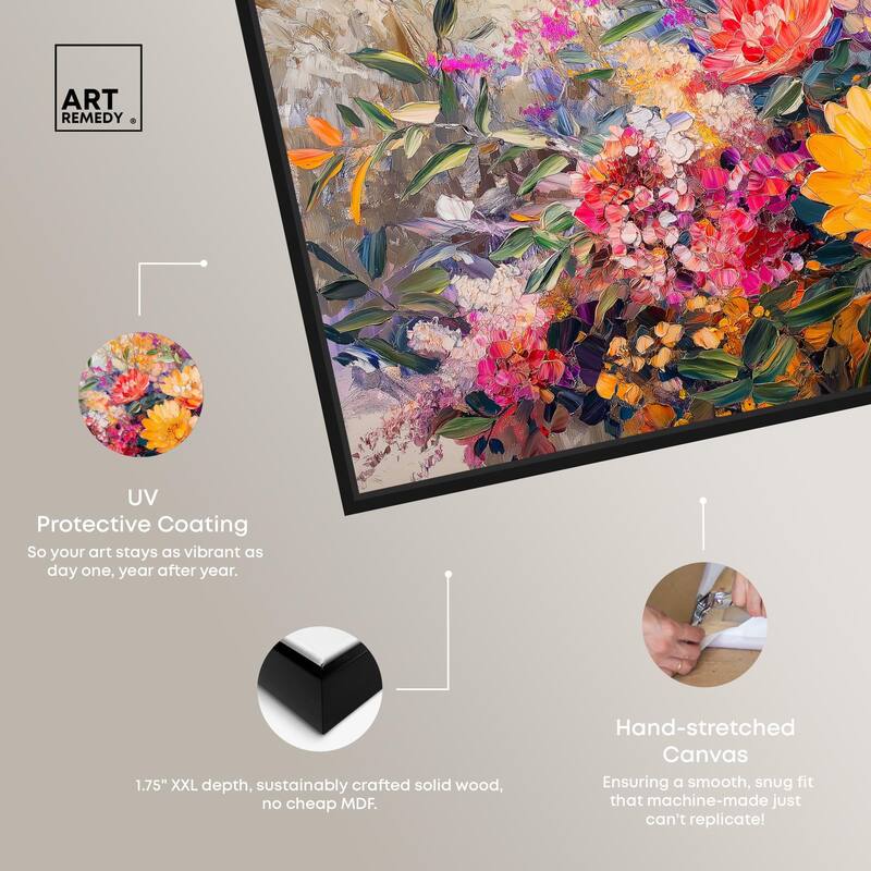 Amber Auras Canvas by Art Remedy