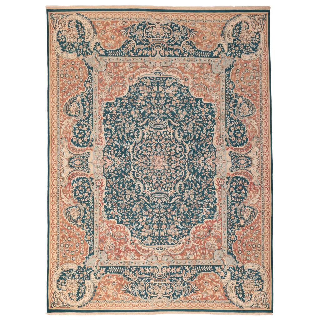 ECARPETGALLERY Hand-knotted Pako Persian 18 Of 20 Green Wool Rug - 9'1 x 12'1