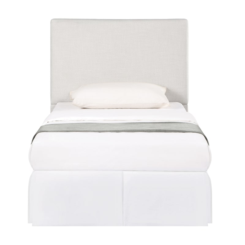 Gemma Sand Upholstered Headboard with Soft Edges