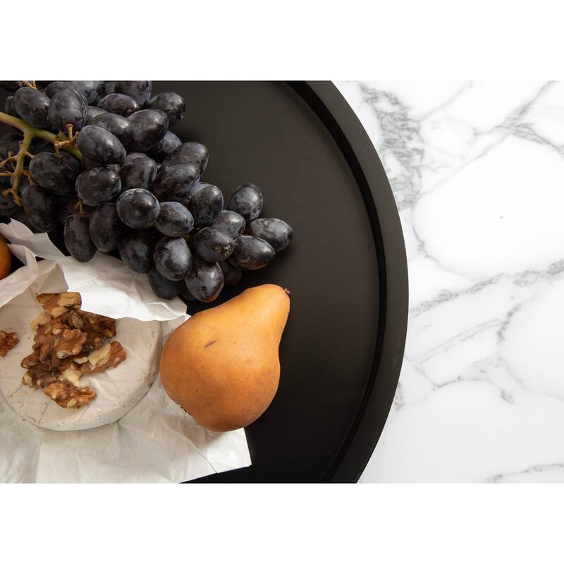 Kate and Laurel Halsey Round Lazy Susan Tray