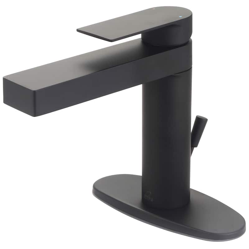 Olympia Faucets L-6000-WD i4 1.2 GPM Single Hole Bathroom Faucet - Matte Black