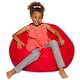 preview thumbnail 97 of 193, Kids Bean Bag Chair, Big Comfy Chair - Machine Washable Cover 38 Inch Large - Solid Red