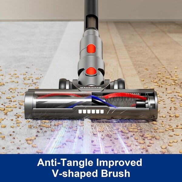 5 in 1 Powerful Stick Vacuum with Touch Screen,500W 33Kpa V15
