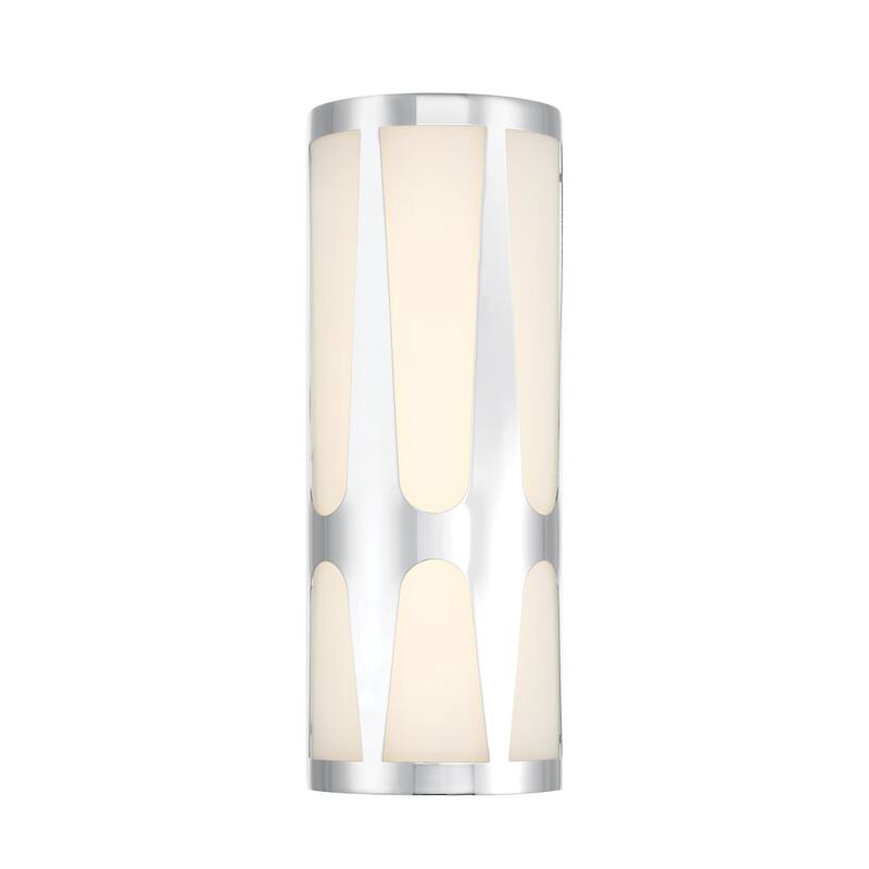 Crystorama Lighting Group ROY-802_LED Royston 18" Tall LED Wall Sconce - Polished Chrome
