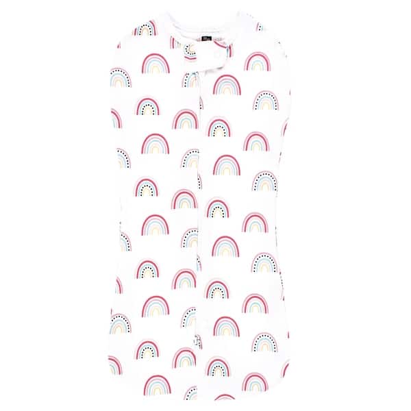 slide 1 of 1, Hudson Baby Infant Girl Sleep Pod, Modern Rainbow, 0-2 Months - Modern Rainbow - 0-2 Months 0-2 Months - Modern Rainbow