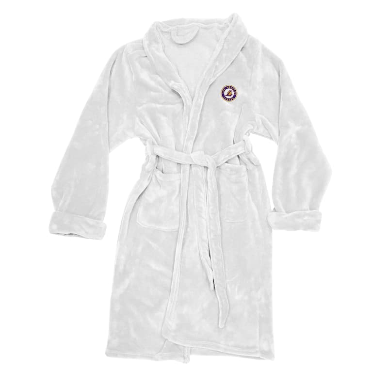 NBA Officially Los Angeles Lakers Men's Silk Touch Bathrobe