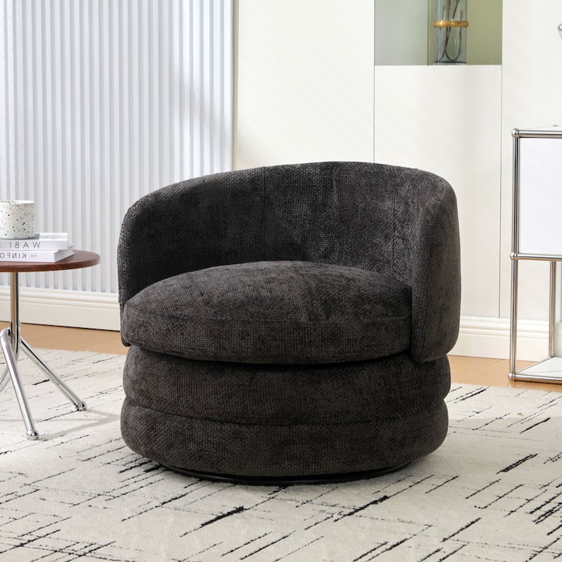 30"W Modern Upholstered Armchair,Accent Chair with a Pillow