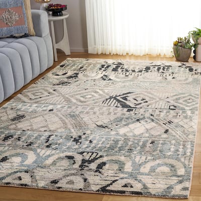 SAFAVIEH Hand-Knotted Samarkand Martrud Traditional Wool Rug