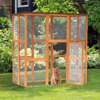 wooden art catio