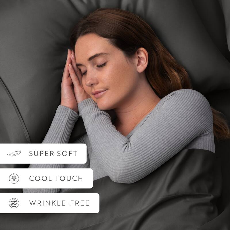 Home Collection Ultra Soft 2-piece Microfiber Pillowcase Set