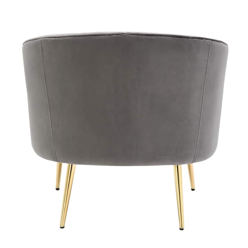 Silver Orchid Randolf Velvet Accent Chair