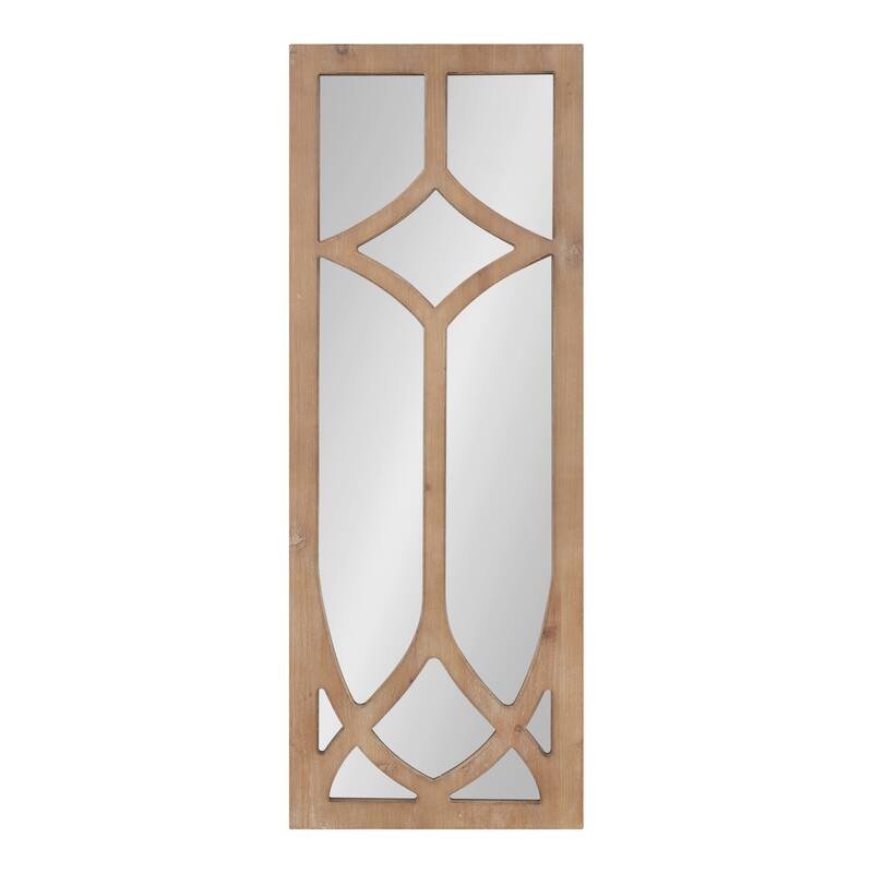 Kate and Laurel Pierette Framed Wall Mirror - 16x42
