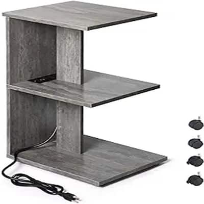 Table with USB Ports and Outlets
