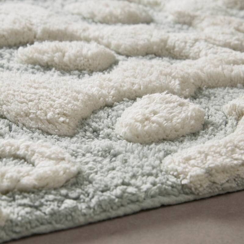 Madison Park Casablanca Medallion Cotton Tufted Bath Rug