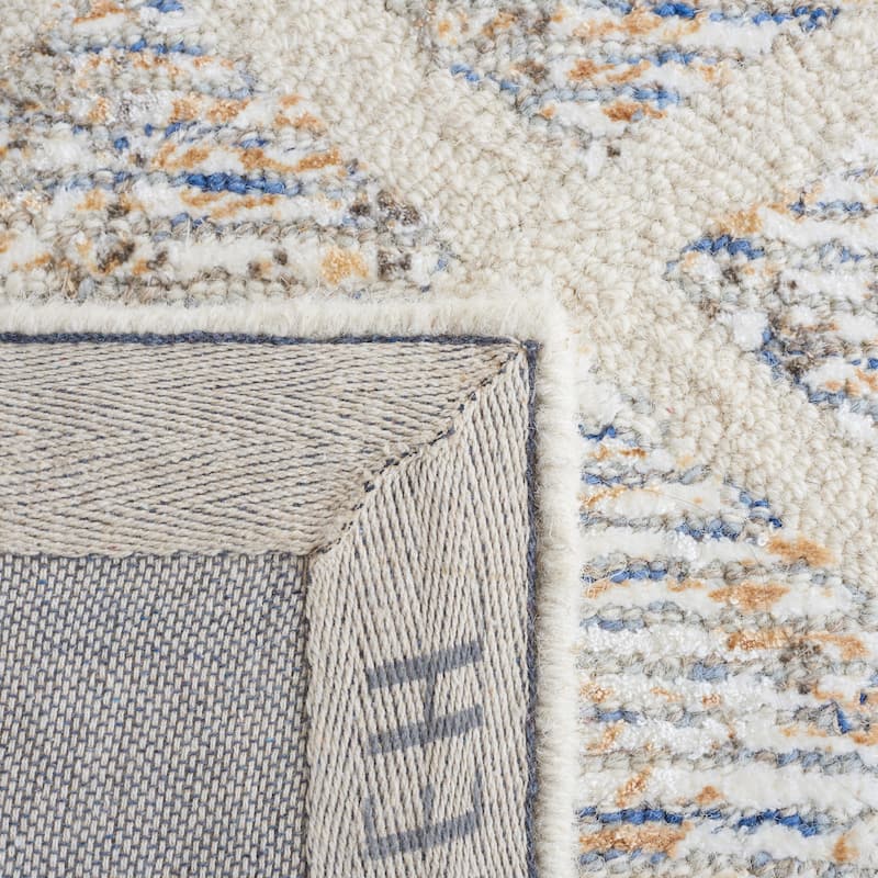 SAFAVIEH, Handmade Artistry Poulia Geometric Wool Rug