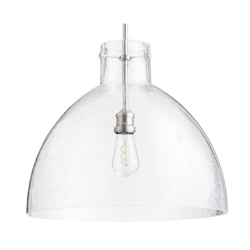 Quorum International 19" Wide Pendant - Satin Nickel
