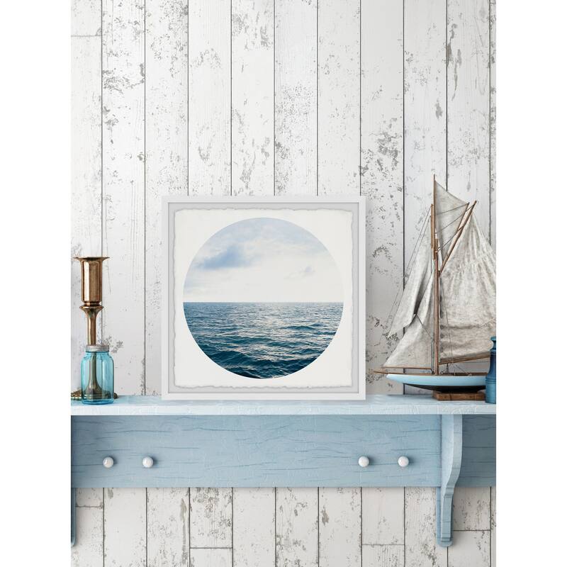 'Middle of the Ocean' Framed Painting Print