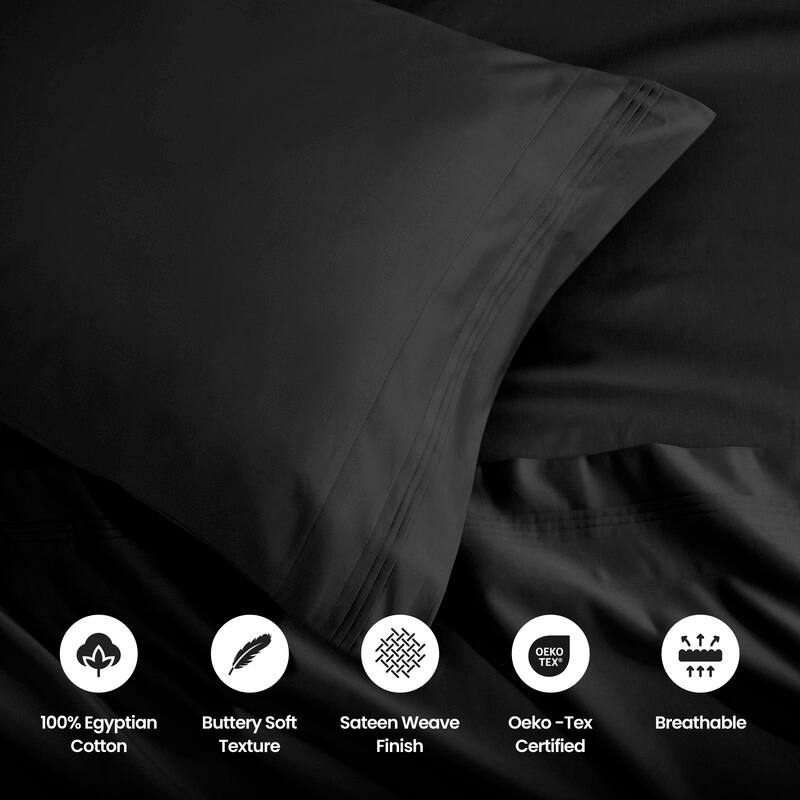 Blue Nile Mills Egyptian Cotton 1450 Thread Count Eco-Friendly Solid Sheet Set