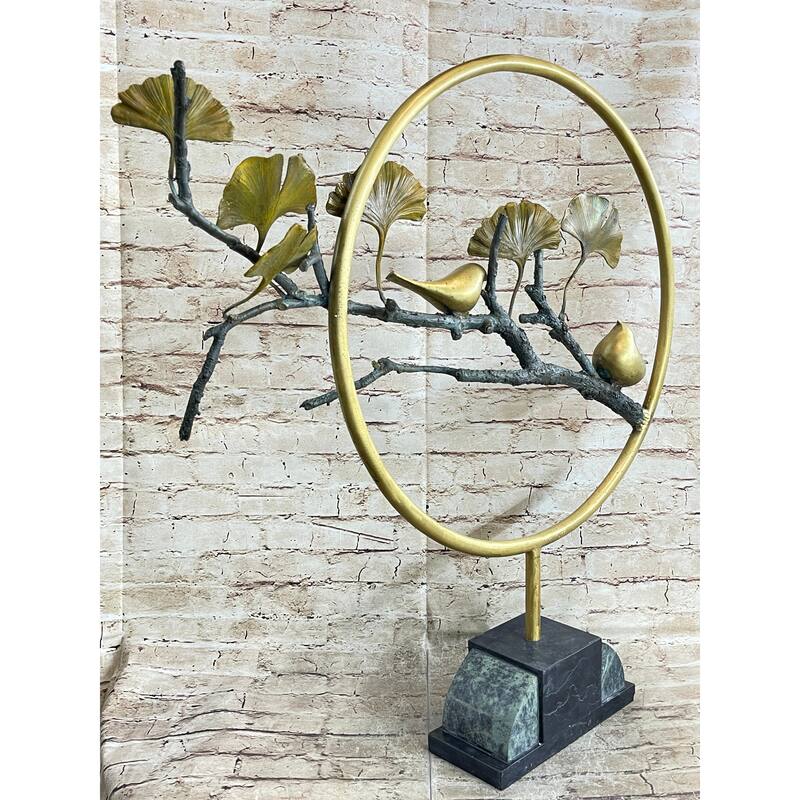 Limited Edition Hot Cast Two Love Bird Bronze Sculpture Anniversary Gift Statue