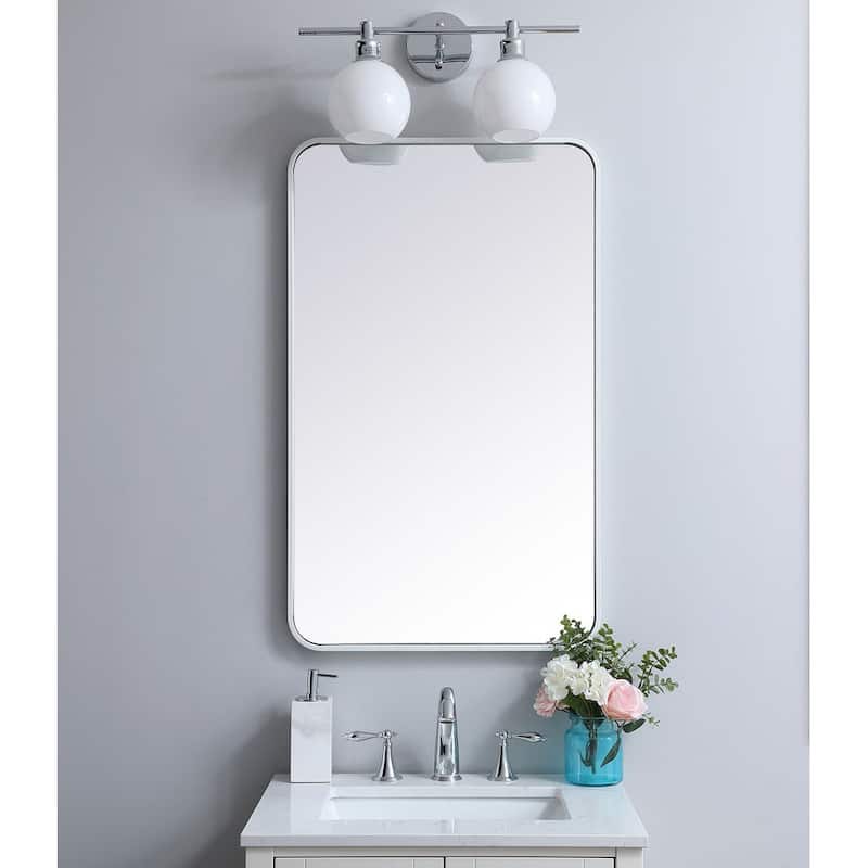 Elegant Lighting 36"x22" Vanity Mirror - Black