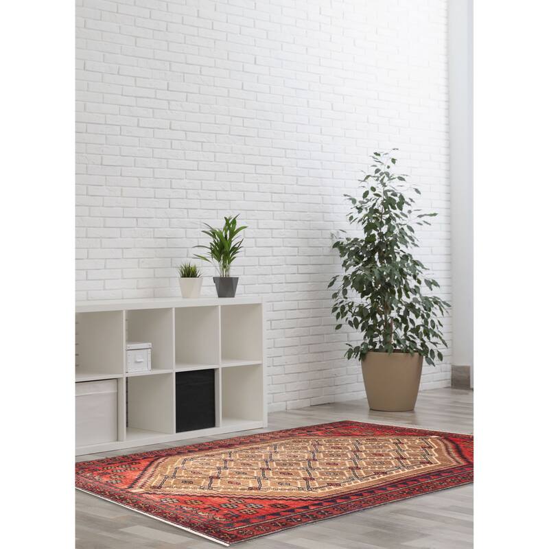 ECARPETGALLERY Hand-knotted Andelz Brown Wool Rug - 3'6 x 5'11