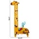 preview thumbnail 4 of 11, Wooden Giraffe Sensory Wall Game, Activity Toy Growth Chart for Playroom, Nursery, Preschool, and Doctors' Office