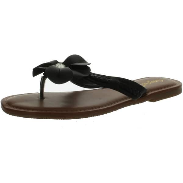 Shop Bamboo Women Warner 31 Flower Thong Sandals Free Shipping On Orders Over 45 Overstock 14381324