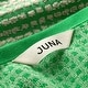 preview thumbnail 12 of 19, JUNA Check Towels, Green/Sand