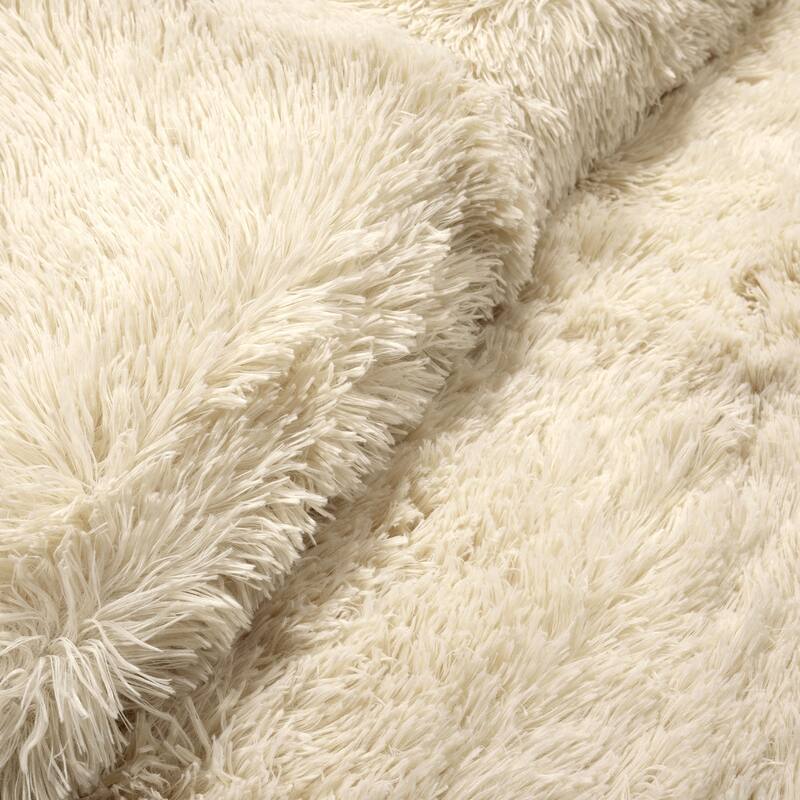 Lush Decor Emma Faux Fur Comforter Set